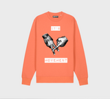 SWMSOCIETY - MOVEMENT RANSOM LETTER SWEAT SHIRT