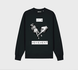 SWMSOCIETY - MOVEMENT RANSOM LETTER SWEAT SHIRT