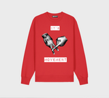 SWMSOCIETY - MOVEMENT RANSOM LETTER SWEAT SHIRT