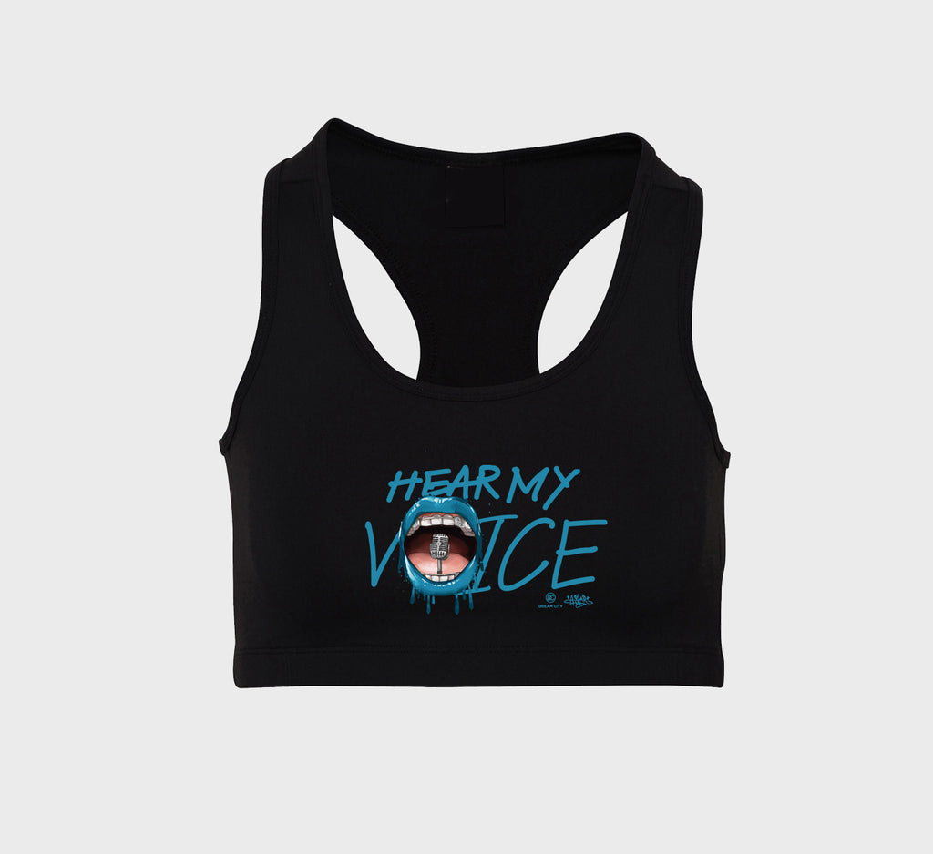 SWMSociety x A-Star x Dream City x Hear My Voice sports crop top